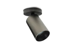 SpotOn Circle1 loftlampe/spot, titanium m. ledningshul