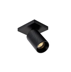 SPOTON1 loftlampe/spot, sort grib (nubret)