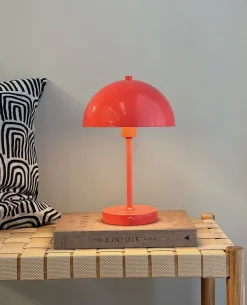 Stockholm LED 2.0 bordlampe / batterilampe, shiny melon