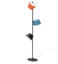 TAM TAM P3 gulvlampe, sort