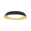 TOWNA 2.0 loftlampe, mat sort/guld