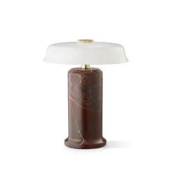 TRIP no. 2 portable batterilampe / bordlampe, burgundy/opal