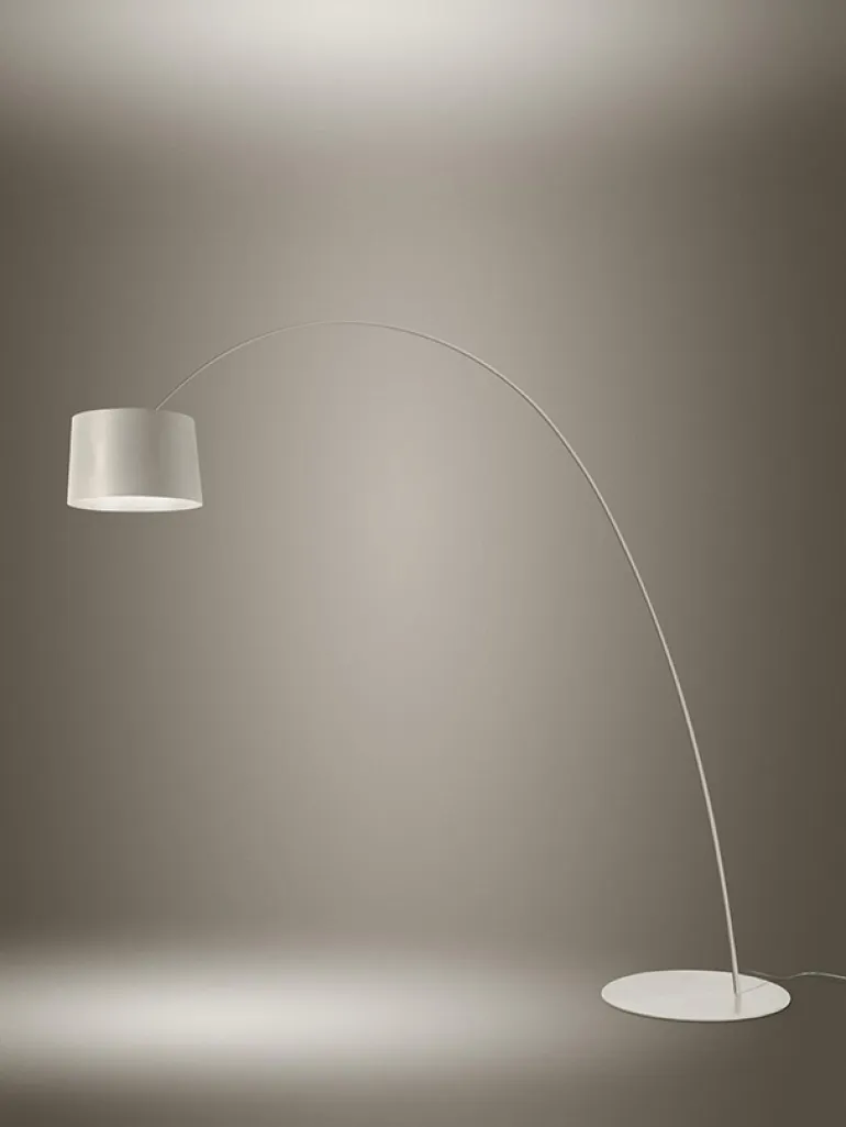 Twiggy Elle LED gulvlampe, grå