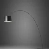 Twiggy Elle LED gulvlampe, grafit