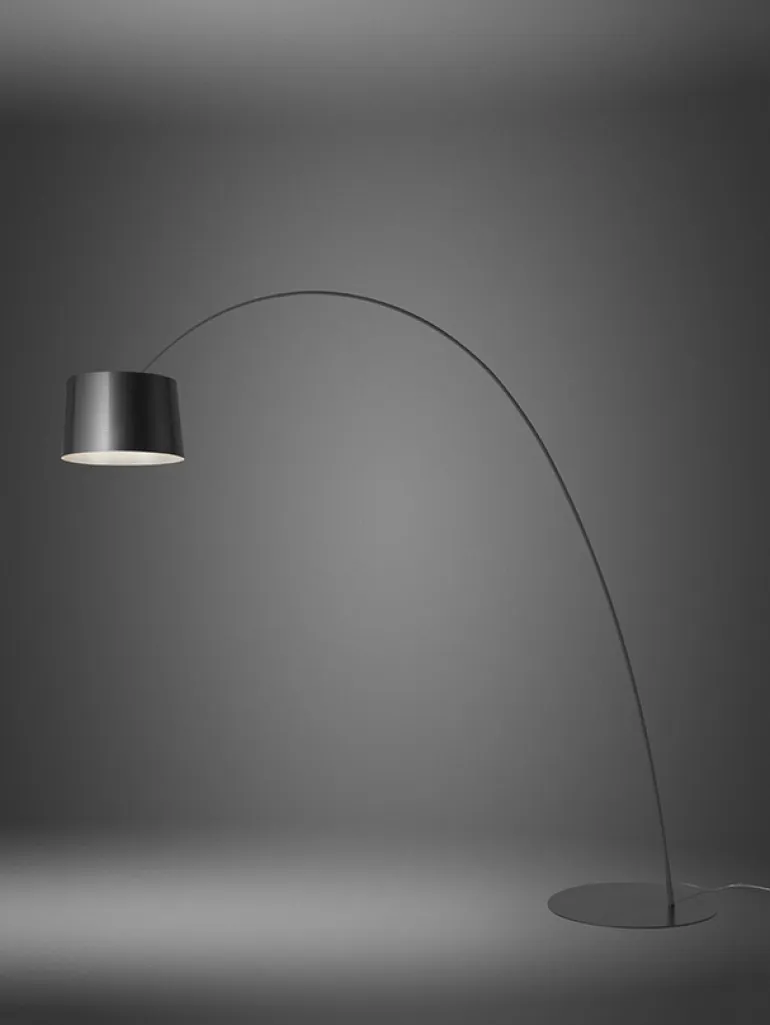 Twiggy Elle LED gulvlampe, grafit