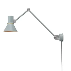 Type 80 W3 væglampe m/ledning, grå