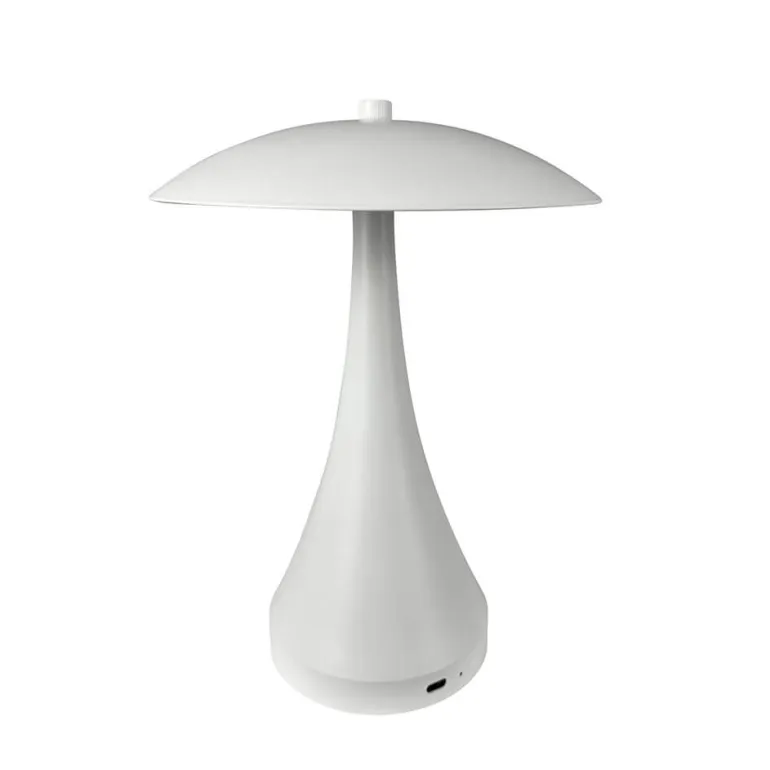 Vienna LED bordlampe / batterilampe, mat hvid