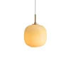 VL45 Radiohus Ø17,5 pendel, messing/amber