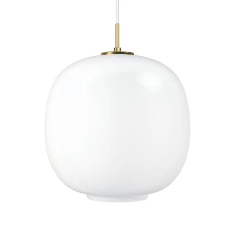 VL45 Radiohus Ø37 pendel, messing/opal