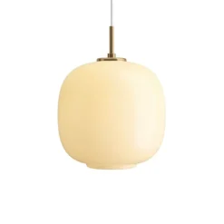 VL45 Radiohus Ø25 pendel, messing/pale yellow