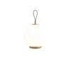 VL45 Radiohus Portable batteri- / bordlampe, messing/opal