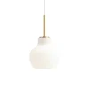 VL Ringkrone 1 pendel, messing/blank opal